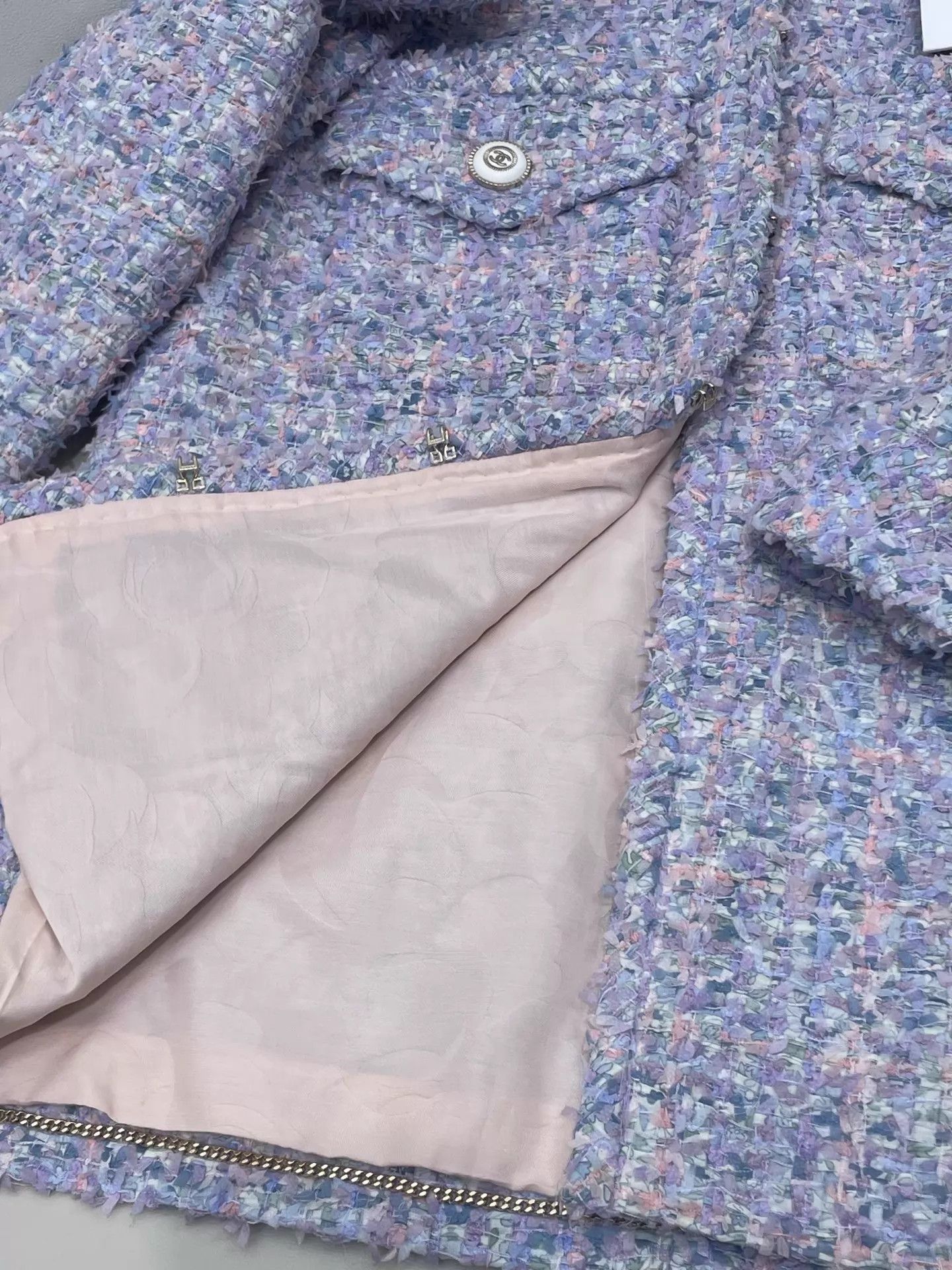 Chanel Chanel SS20 Lavender Woven Jacket 36 Size XS / US 0-2 / IT 36-38 - 5 Thumbnail