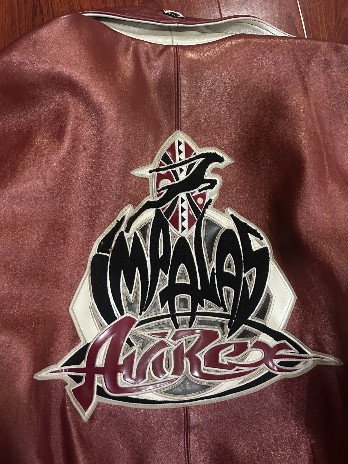 Avirex 90s Avirex Leather Jacket “Impala Runners” Size US XXL / EU 58 / 5 - 3 Thumbnail