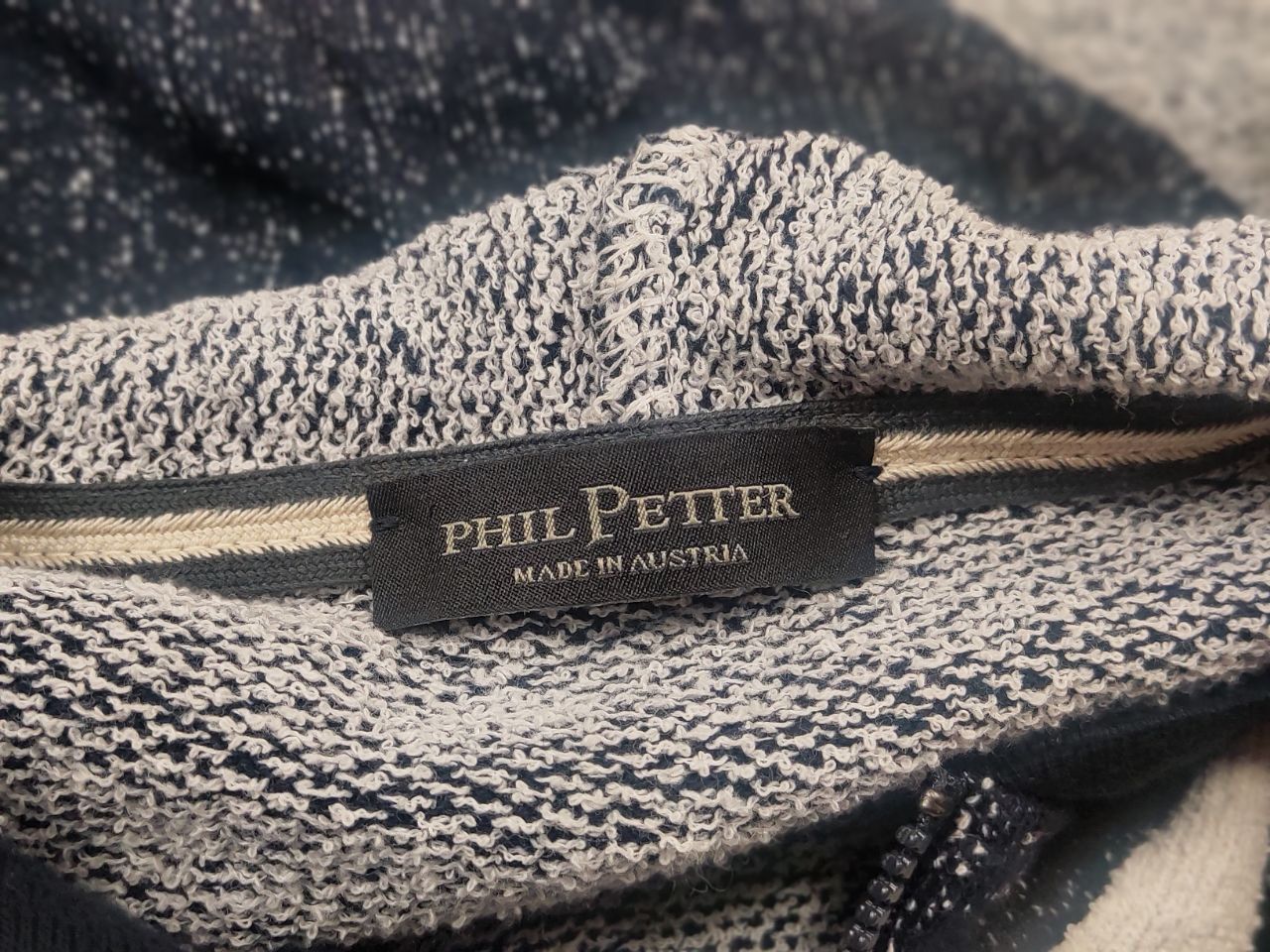Other Phil Petter Design Premium Navy double zipper Knit Hoodie Size US S / EU 44-46 / 1 - 13 Thumbnail