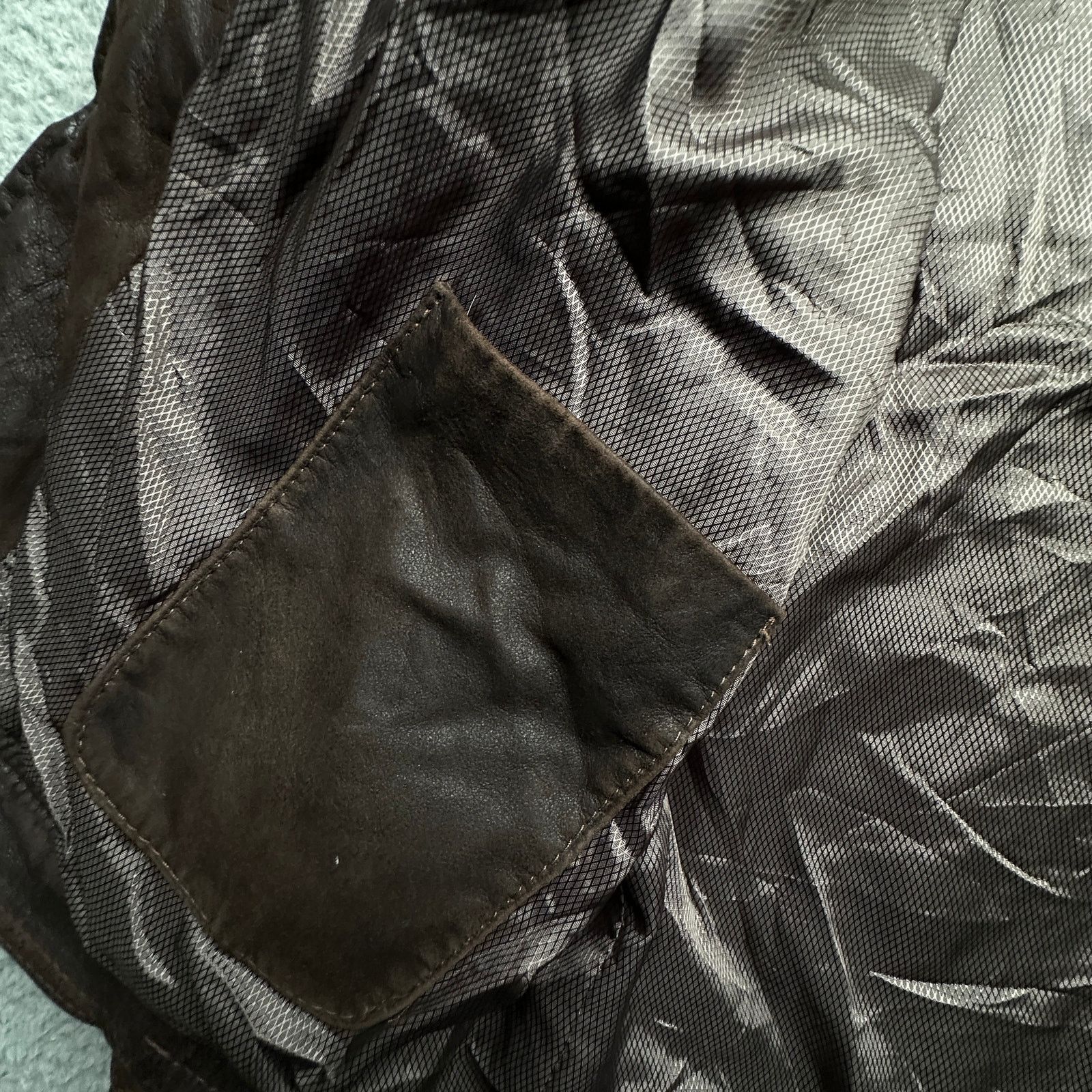 Remy Remy Leather Bomber Full Zip Bomber Jacket Mens XL 46 Brown Size US XL / EU 56 / 4 - 11 Thumbnail