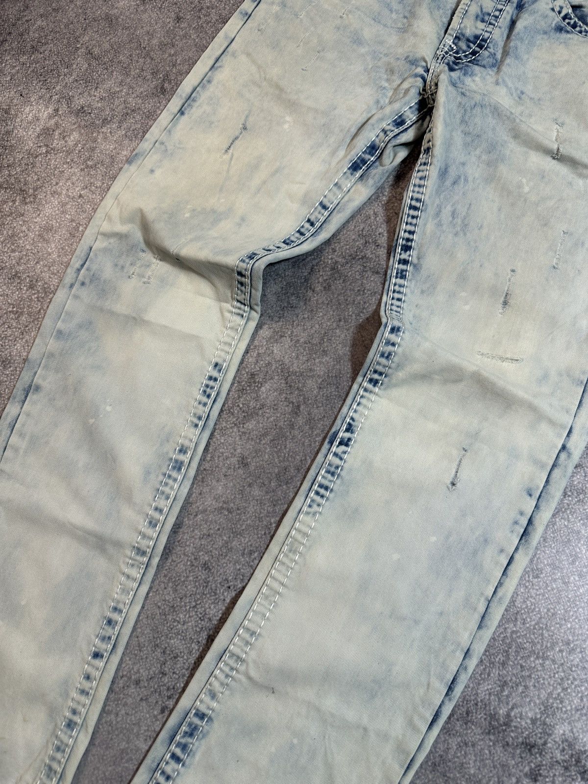 Japanese Brand × Vintage Y2K Jeansnet Denim Streetwear Style Casual Jeans USA L Rare Size US 33 - 2 Thumbnail