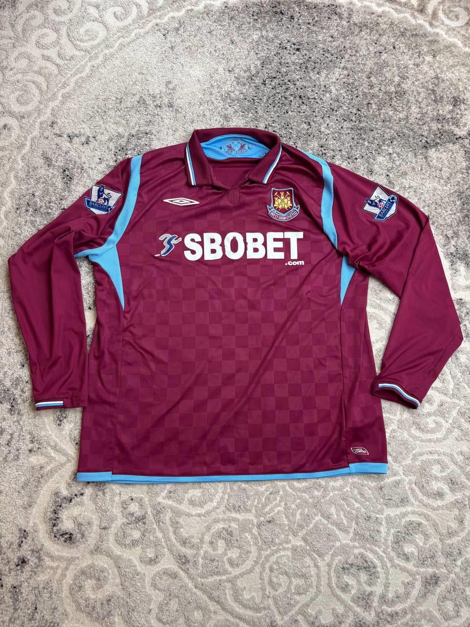 Umbro Vintage West Ham United 2009 Umbro Jersey - Tomkins #30 Size US L / EU 52-54 / 3 - 2 Thumbnail