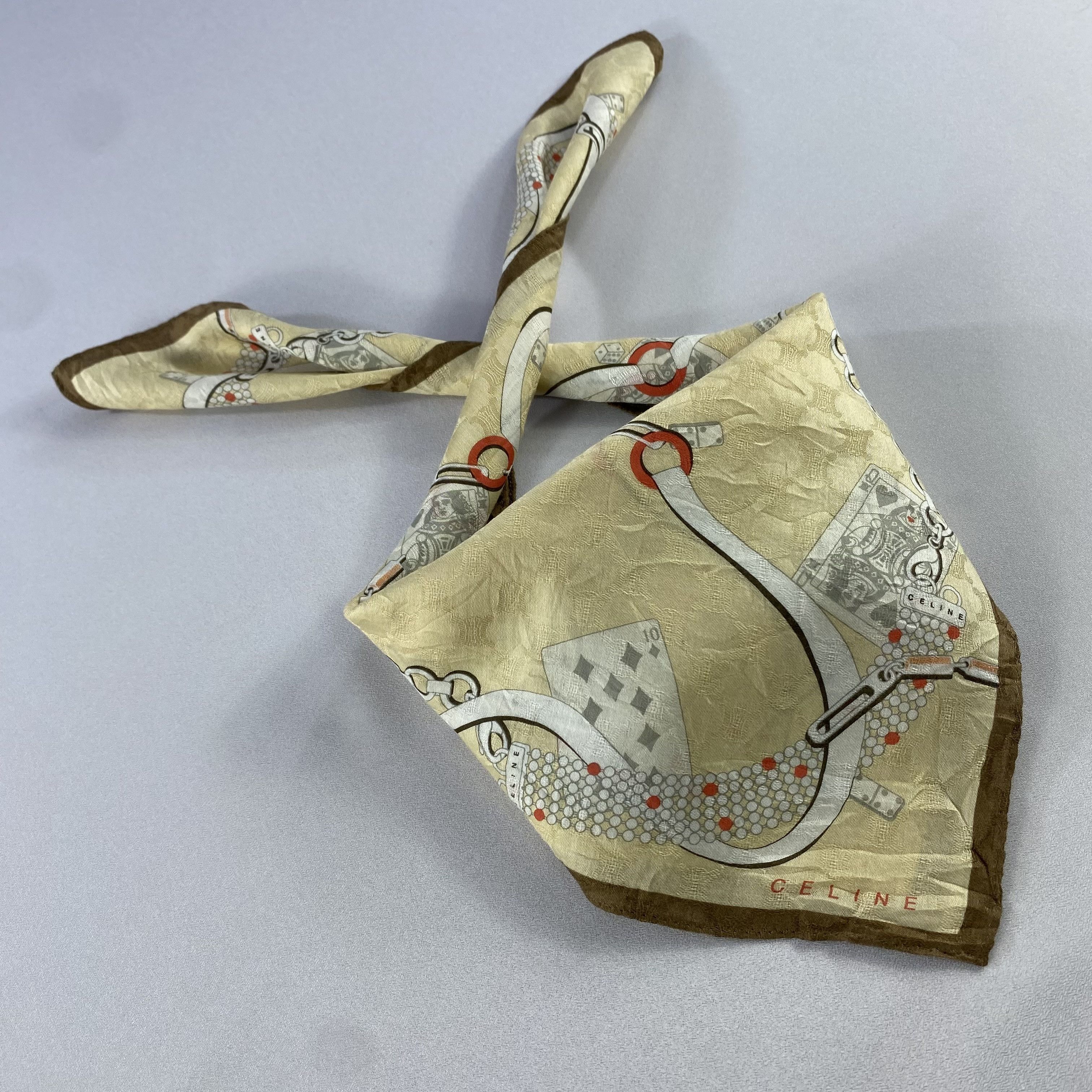 Celine × Vintage Celine Bandana/ Handkerchief / Neckerchief Size ONE SIZE - 2 Thumbnail