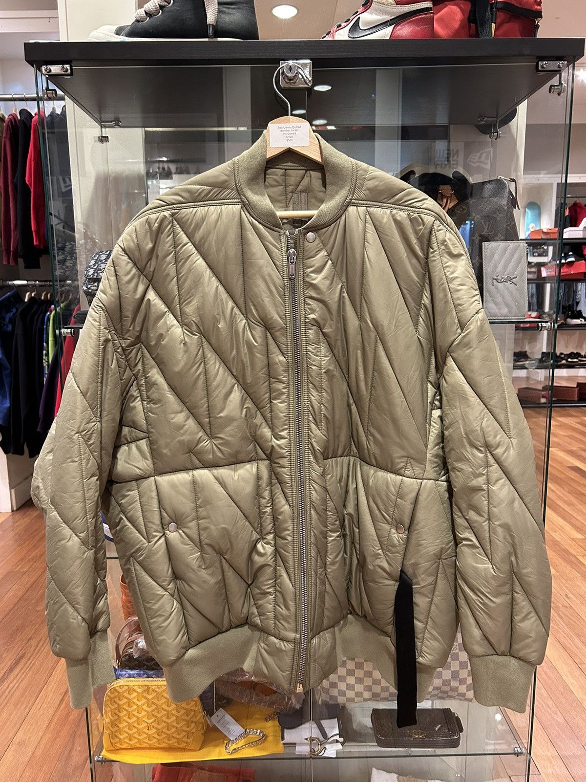 Rick Owens Rick Owens Quilted Bomber Jacket Size US S / EU 44-46 / 1 - 1 Thumbnail
