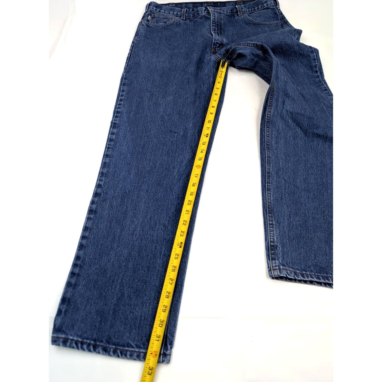 Carhartt Carhartt FR Fire Resistant Straight Leg Blue Jeans Men 38x32.5 Blue Denim 5-Pocket Logo USA Carhartt Pants Regular Straight Mens Jeans Size US 38 / EU 54 - 3 Thumbnail