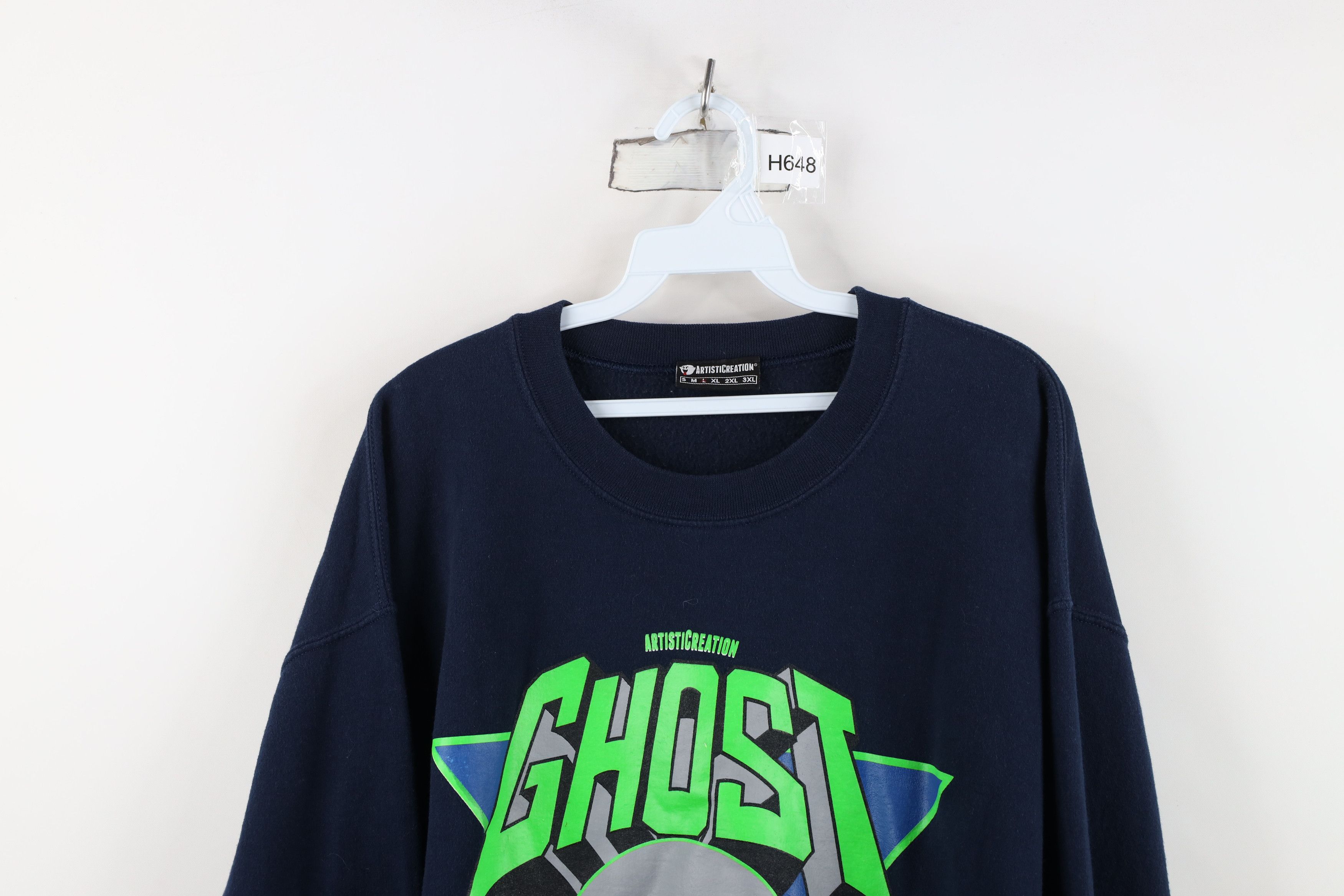 Vintage Vintage Streetwear Mario Ghost Video Crewneck Sweatshirt Size US L / EU 52-54 / 3 - 2 Thumbnail