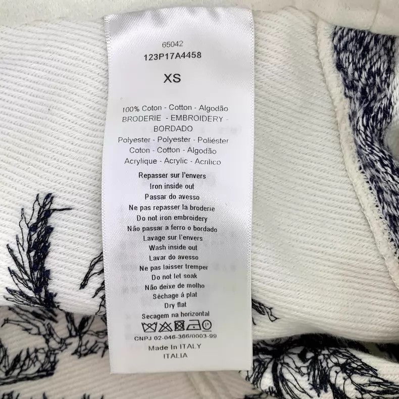 Dior Dior Size XS White jungle print cotton drawstring casual sh Size 42" / US 20 - 7 Thumbnail