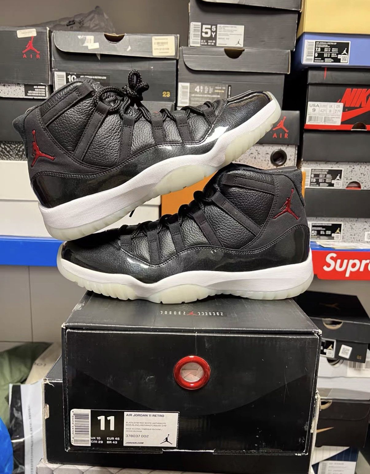 Jordan Brand AJ11 72-10 J42 Size US 11 / EU 44 - 2 Thumbnail