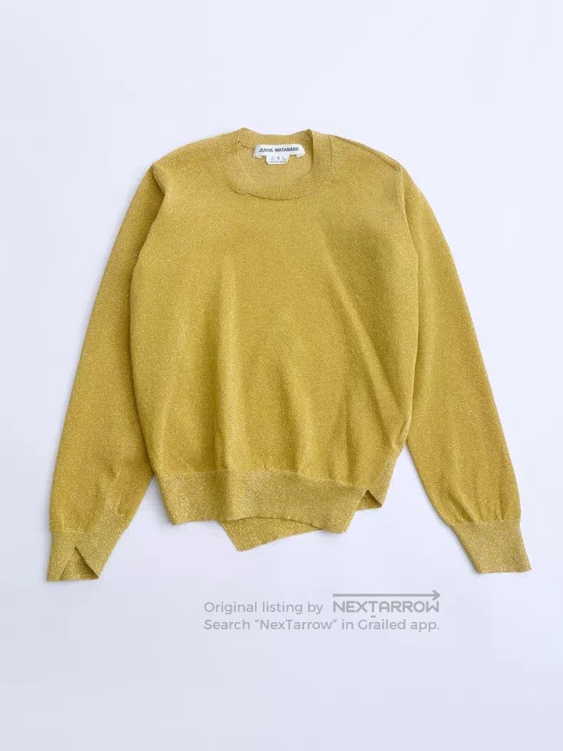 Junya Watanabe Junya Watanabe Metallic Knit Asymmetric Top Size S / US 4 / IT 40 - 6 Thumbnail