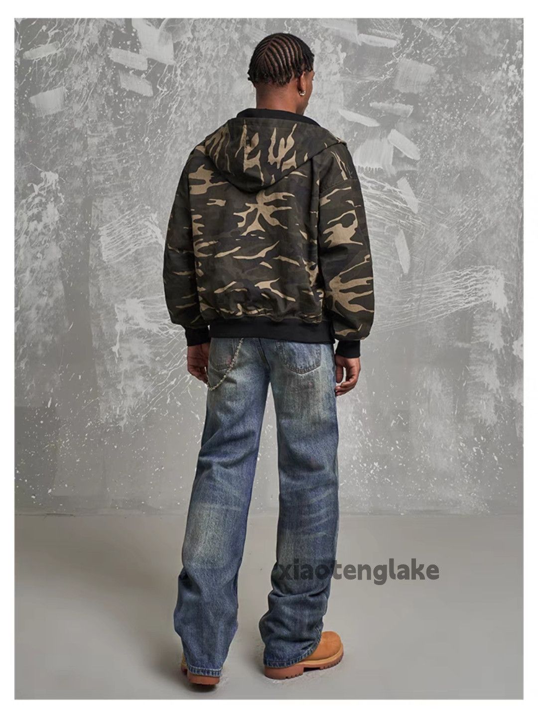 Jean × Vintage washed faded paint stain punk yuppie y2k hiphop jeans Size US 30 / EU 46 - 4 Thumbnail