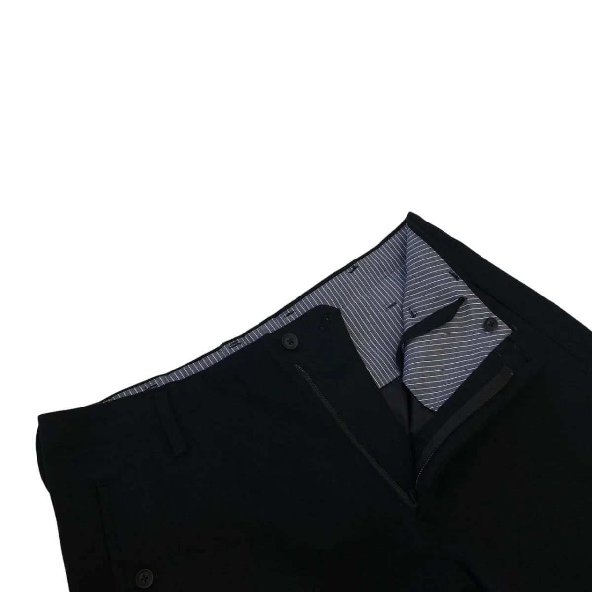 Yohji Yamamoto Yohji Yamamoto pour homme FLANNEL SIDE DART PANTS Size US 37 - 3 Thumbnail