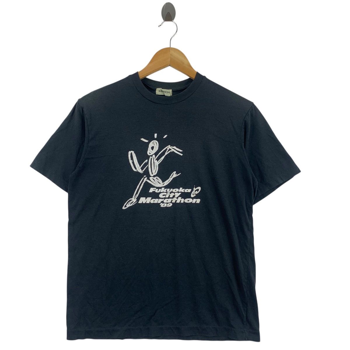 Vintage Vintage 1989 FUKUOKA CITY MARATHON Animation Tee Shirt Top Size S / US 4 / IT 40 - 4 Thumbnail