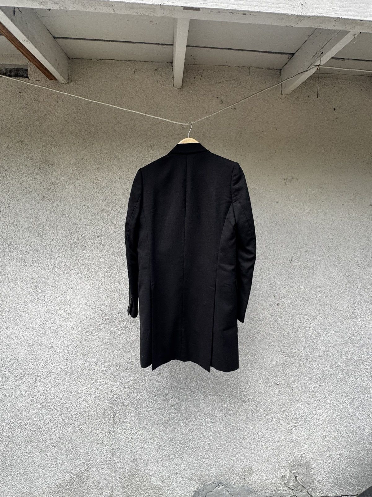 ato ato Long Tailored Jacket, Chesterfield Coat, Single-Breasted Size 44R - 7 Thumbnail
