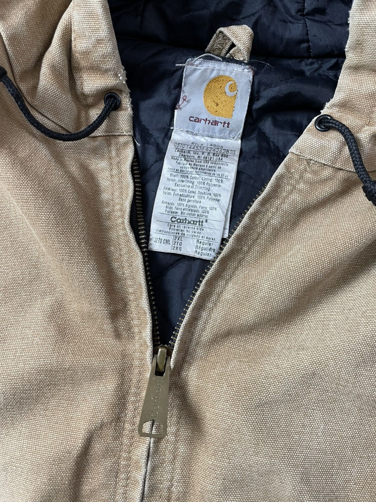 Carhartt Vintage Thrashed Carhartt J270 cml active jacket Size US XL / EU 56 / 4 - 6 Thumbnail
