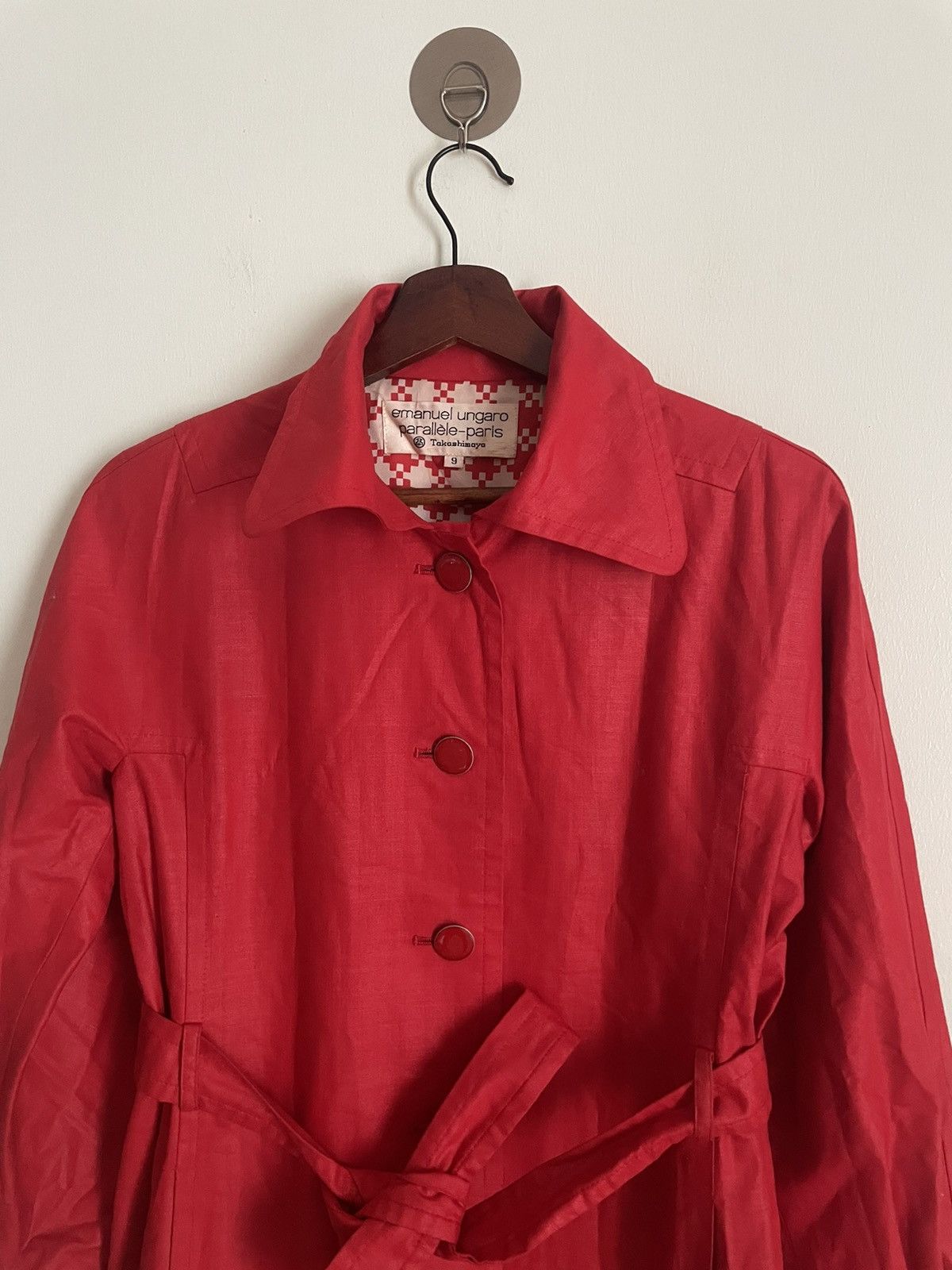 Emanuel Ungaro Emanuel Ungaro Paris Belted Long Coat Size M / US 6-8 / IT 42-44 - 3 Thumbnail