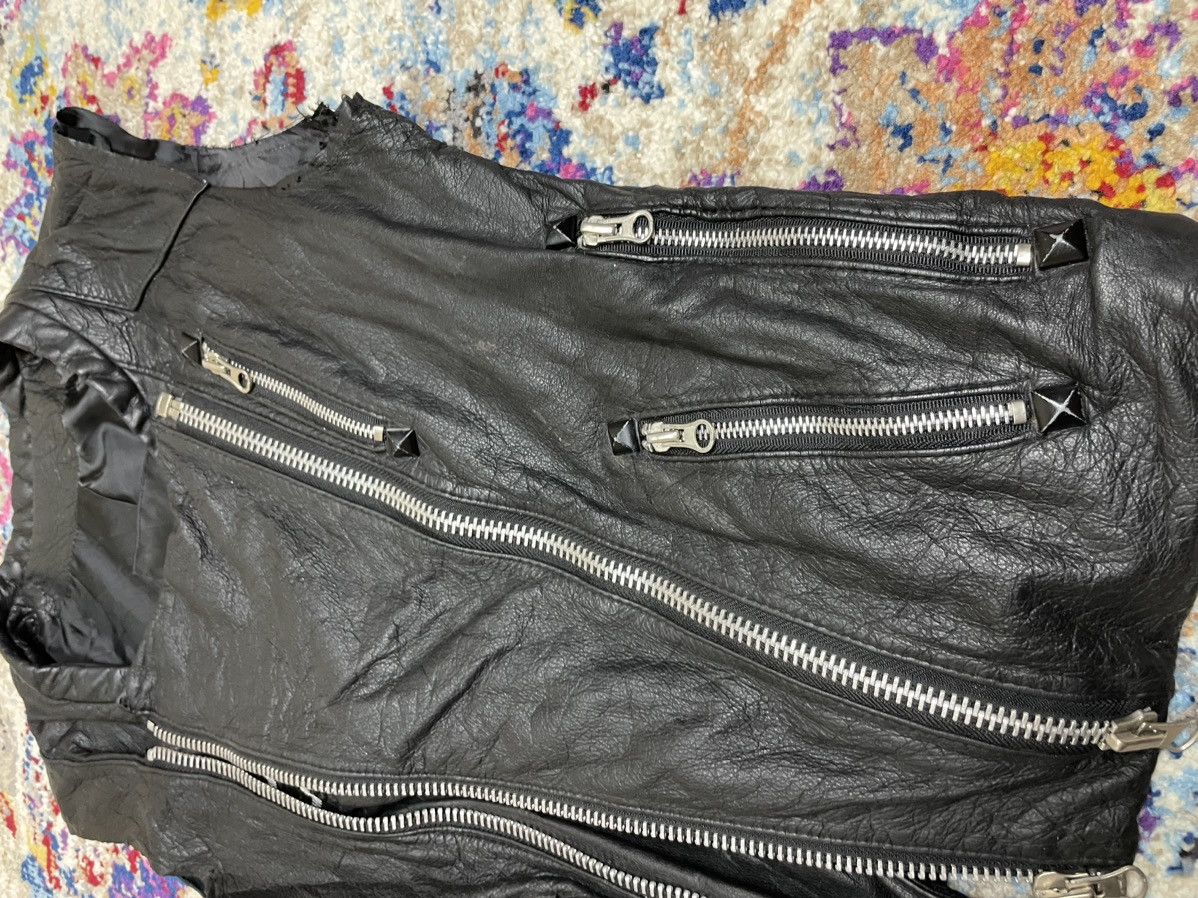 Japanese Brand × Vintage Drawing Just Leather Japanese Brand Leather Jackets Size M / US 6-8 / IT 42-44 - 4 Thumbnail