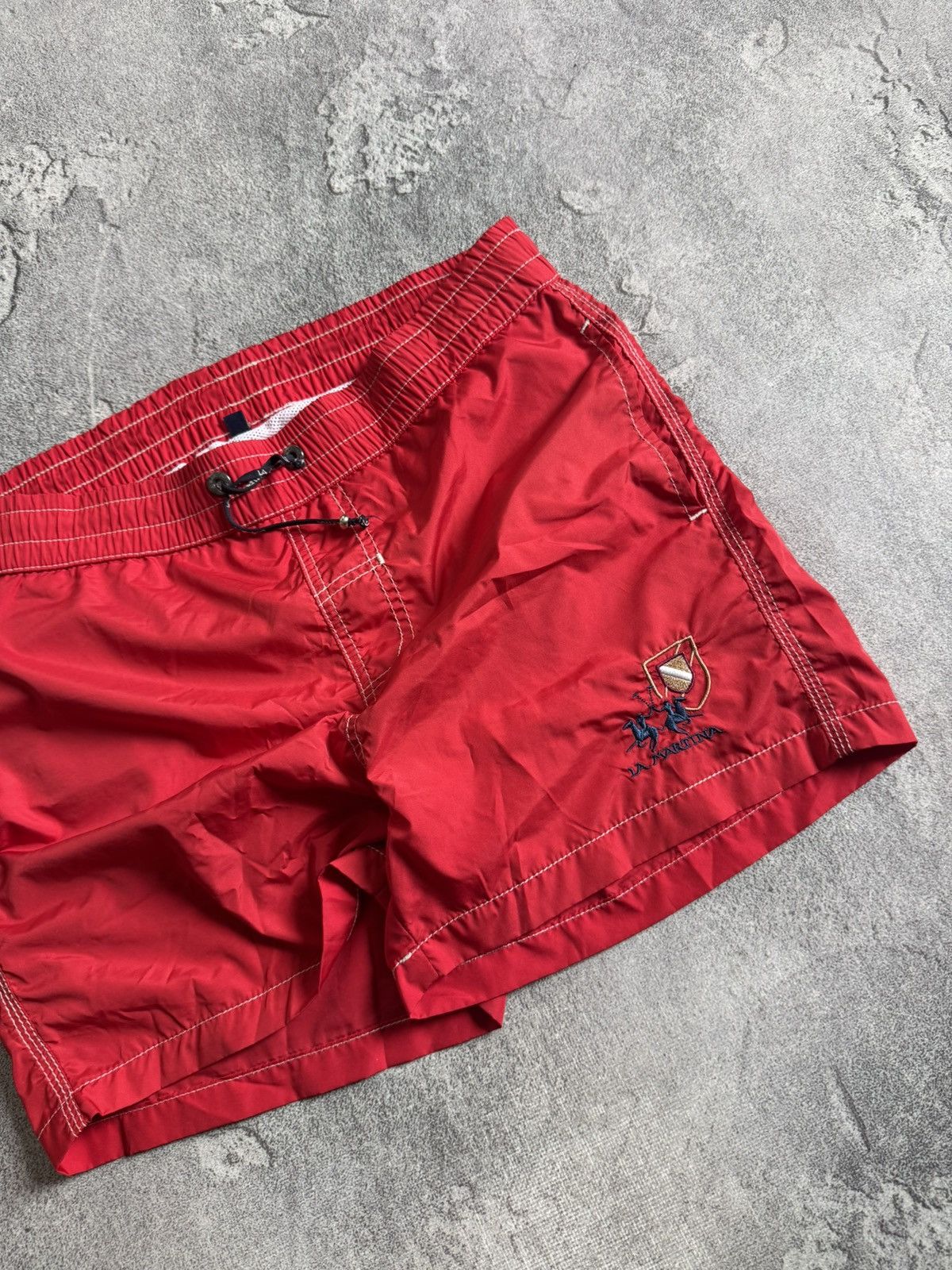 La Martina La Martina S/size red summer shorts 🩳 casual swim beach 🏝️ Size US 32 / EU 48 - 3 Thumbnail