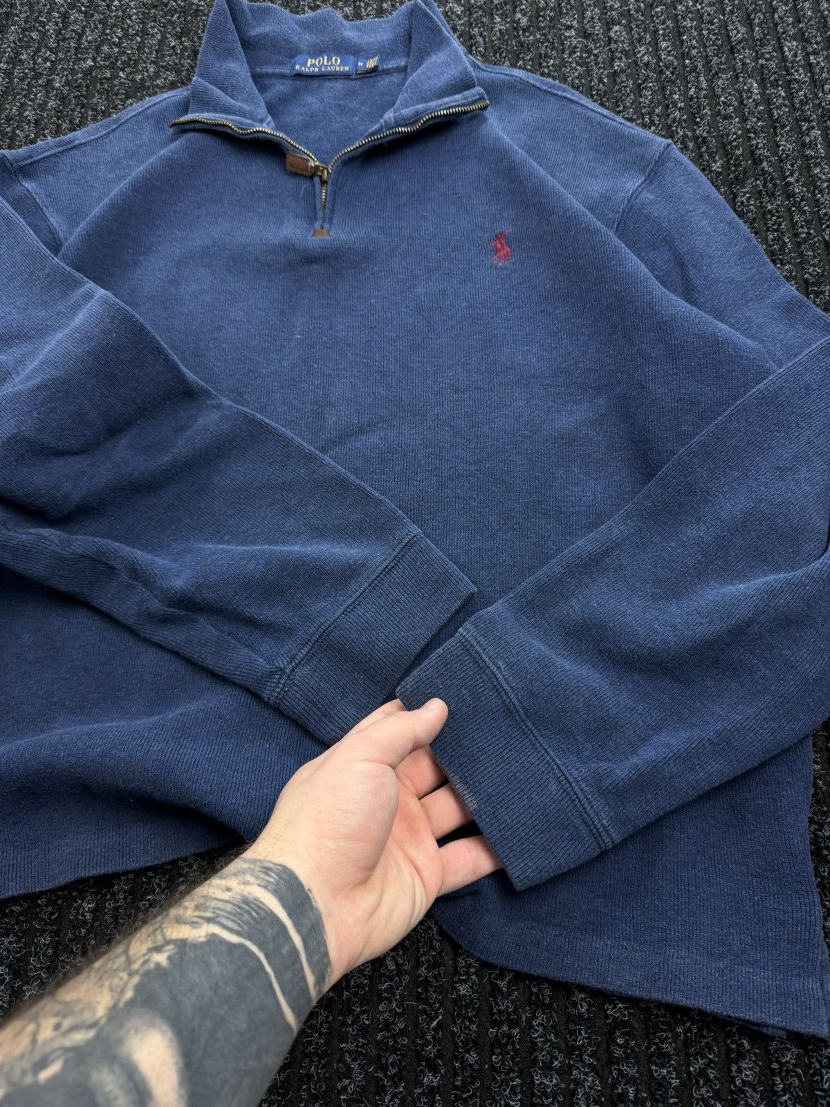 Polo Ralph Lauren Polo Ralph Lauren 1/3 zip sweatshirt navy blue size m Size US M / EU 48-50 / 2 - 4 Thumbnail