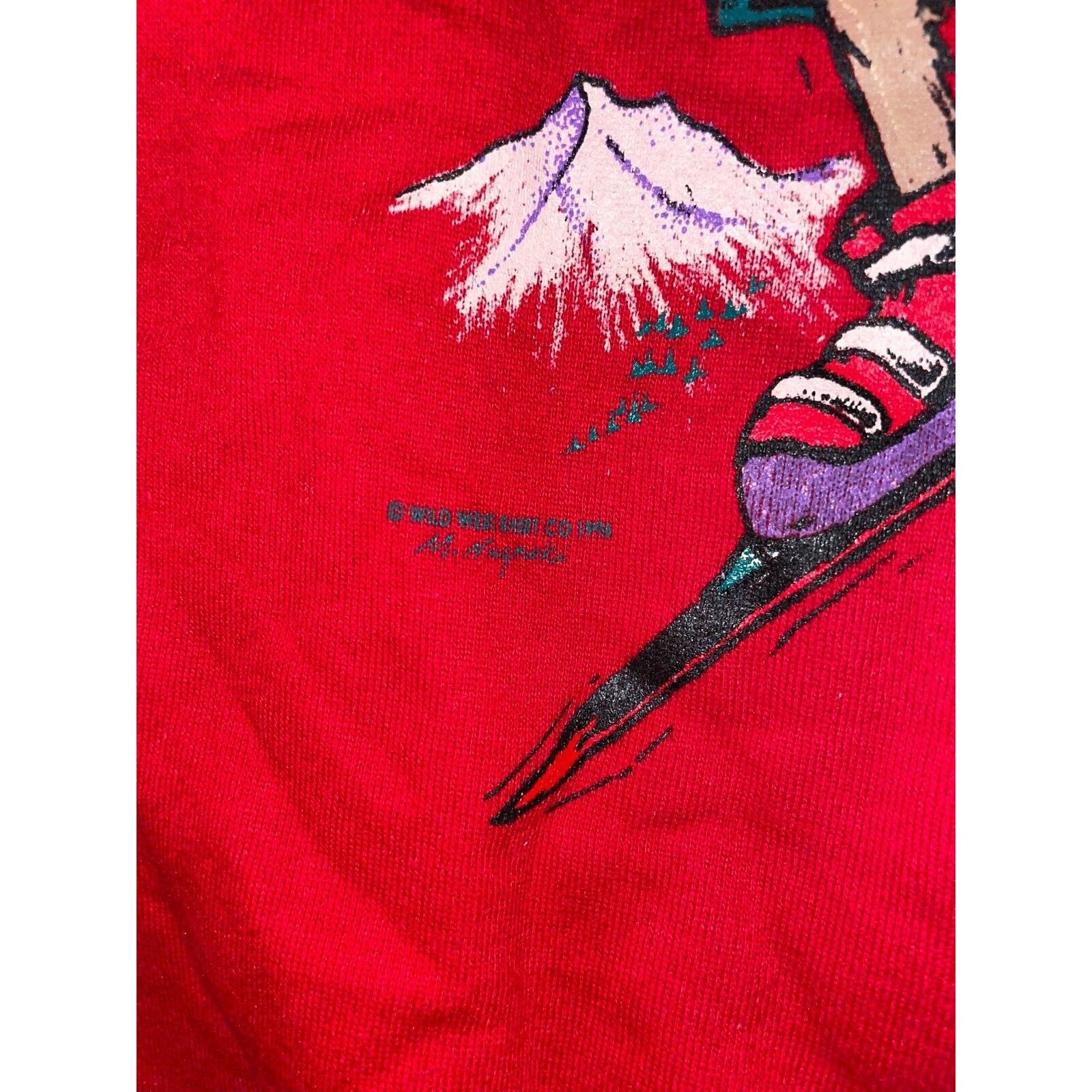 Jerzees Vintage Ski Sweatshirt Skiing Crewneck Utah Moose VTG 90s M Size US M / EU 48-50 / 2 - 6 Thumbnail