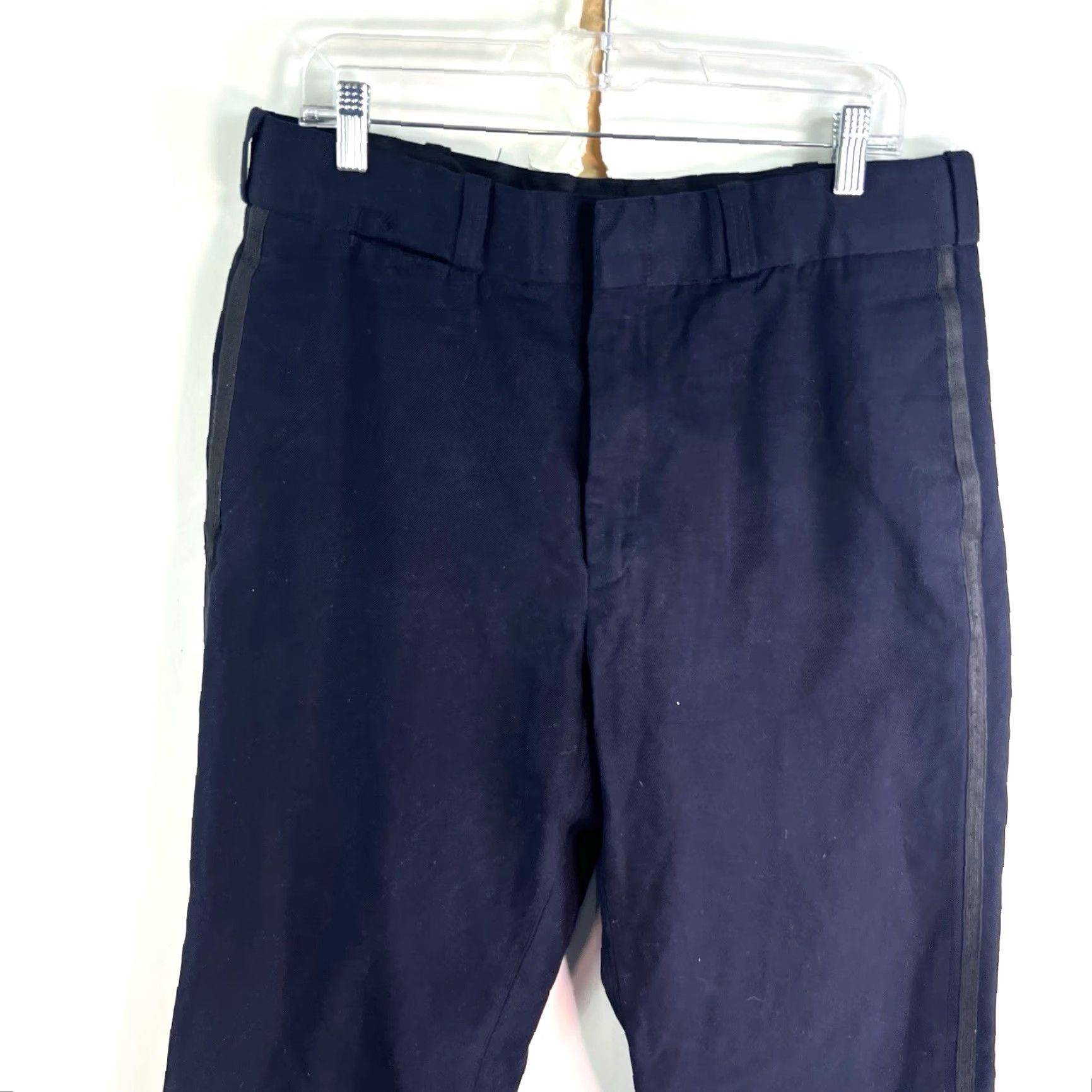 Vintage 5.11 Tactical Side Striped Trouser Pants Mens Size 36 Blue Striped Workwear 36x36 Size US 36 / EU 52 - 2 Thumbnail
