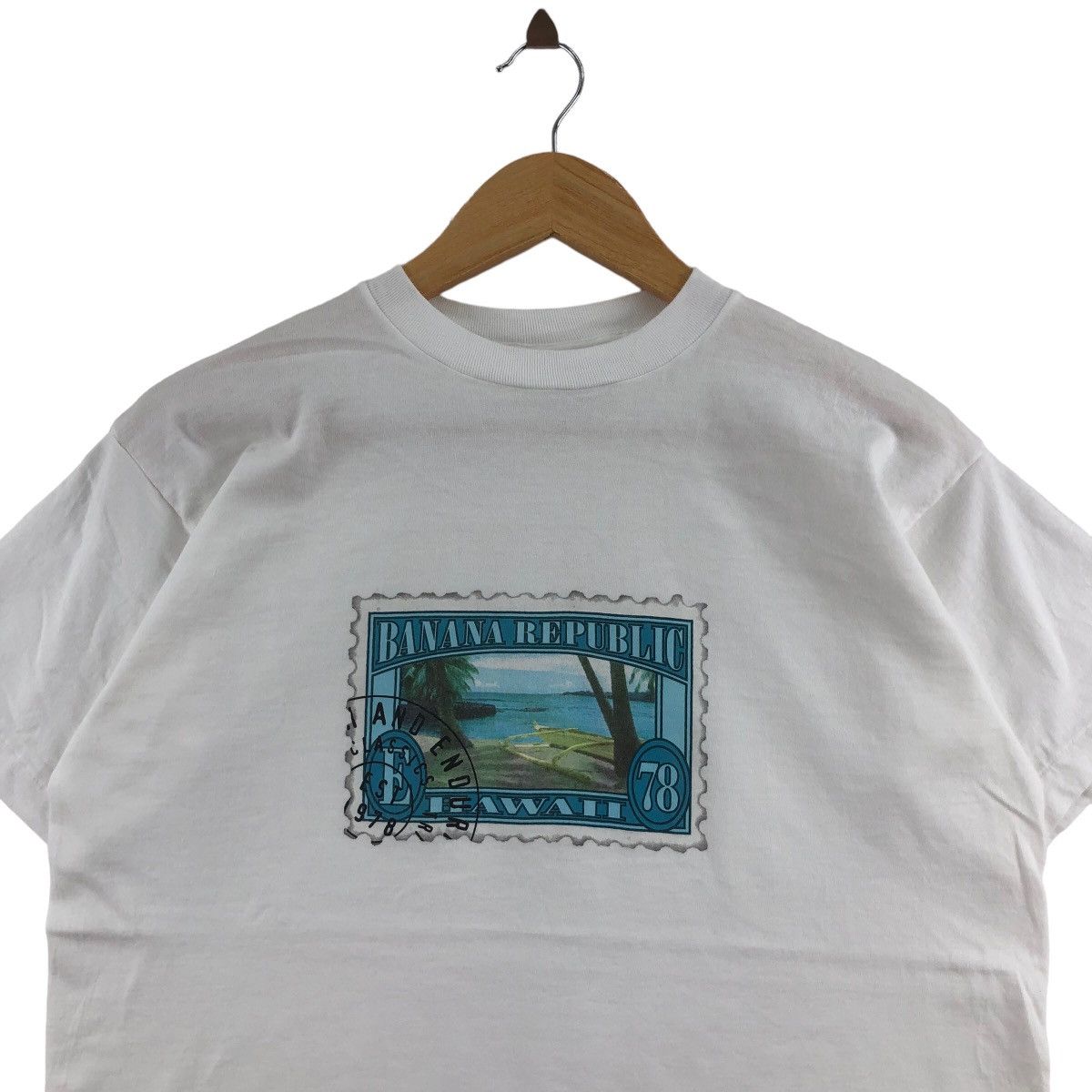 Banana Republic × Vintage Vintage 90s BANANA REPUBLIC Hawaii T-Shirt Size US M / EU 48-50 / 2 - 2 Thumbnail