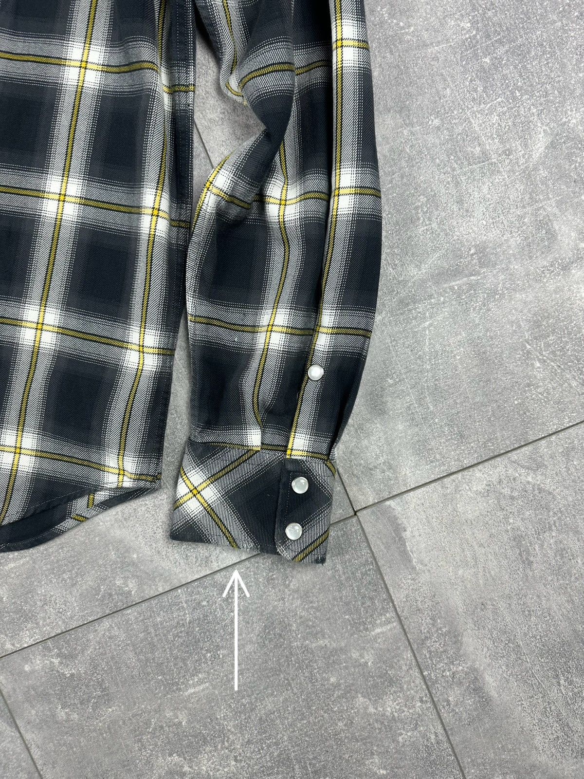 Diesel Diesel Mens Flannel Shirts Button Up Size US L / EU 52-54 / 3 - 11 Thumbnail