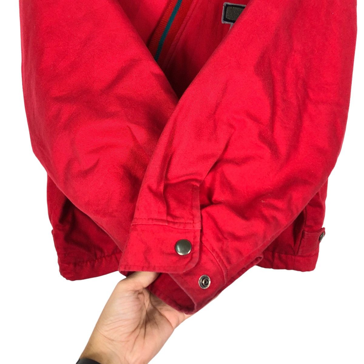 Hysteric Glamour 🔥90s Vintage Bomber Cardigan Jacket BVD Japan Made Big Logo Size US L / EU 52-54 / 3 - 12 Thumbnail