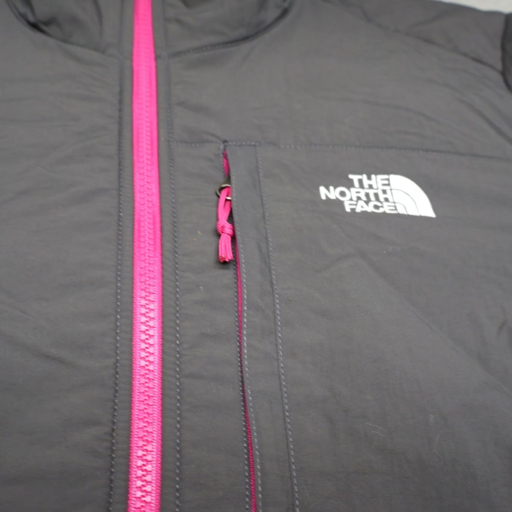 The North Face VINTAGE North Face Jacket Womens Large Gray Denali Fleece Polartec Full Zip Outdoor Hike Size L / US 10 / IT 46 - 4 Thumbnail