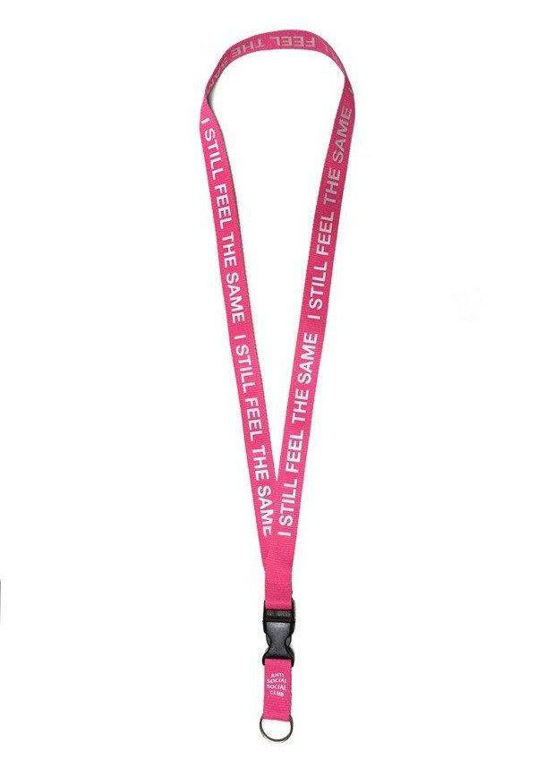 Anti Social Social Club DS White ASSC Choke yourself Pink Lanyard key chain FTP FOG Size ONE SIZE - 1 Thumbnail