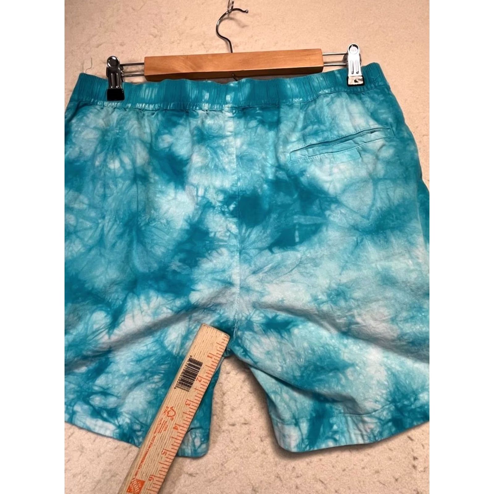 Vintage Modern Amusement Blue Drawstring Swim Shorts Men's Medium Size US 31 - 7 Thumbnail