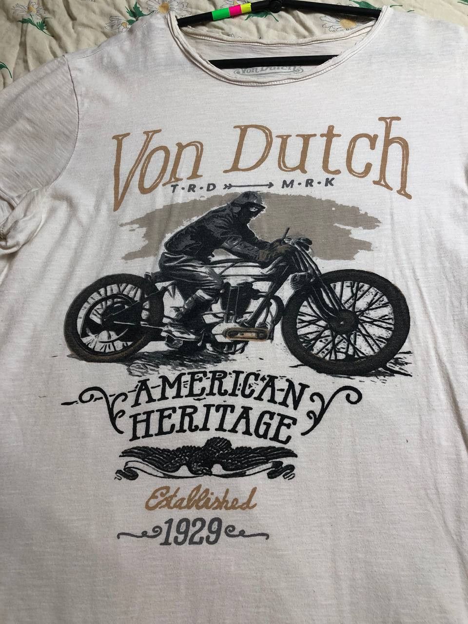 Von Dutch Von Dutch Motorcycle T-Shirt Sleeve Size US L / EU 52-54 / 3 - 3 Thumbnail