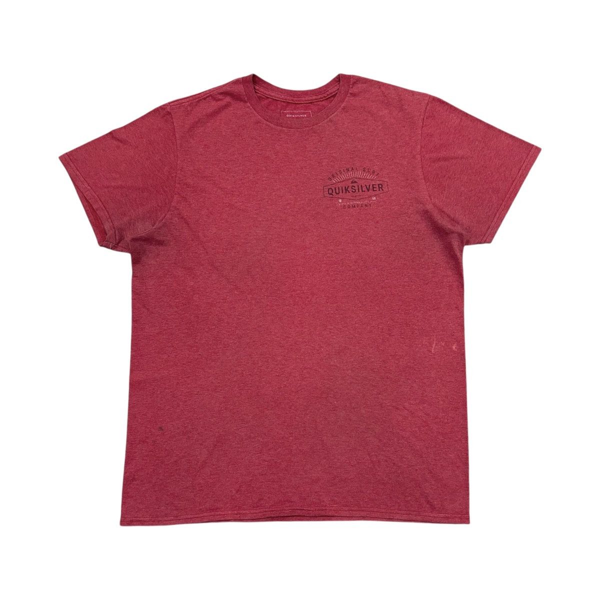 Quiksilver Quiksilver Red Logo Surf Graphic Tshirt Size US M / EU 48-50 / 2 - 2 Thumbnail