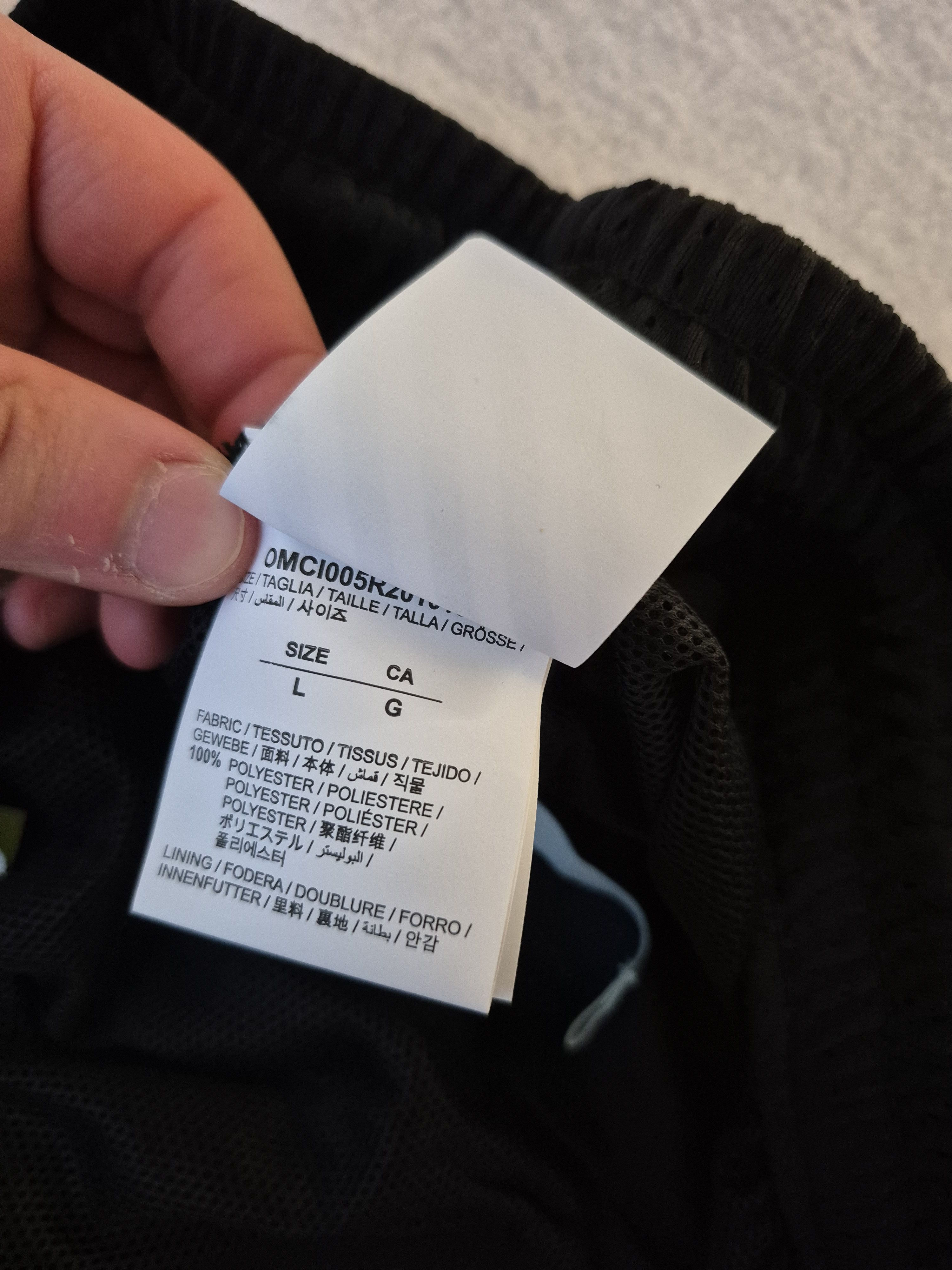 Off-White Off White Mesh Black Blue Shorts Virgil Large Size US 34 / EU 50 - 6 Thumbnail