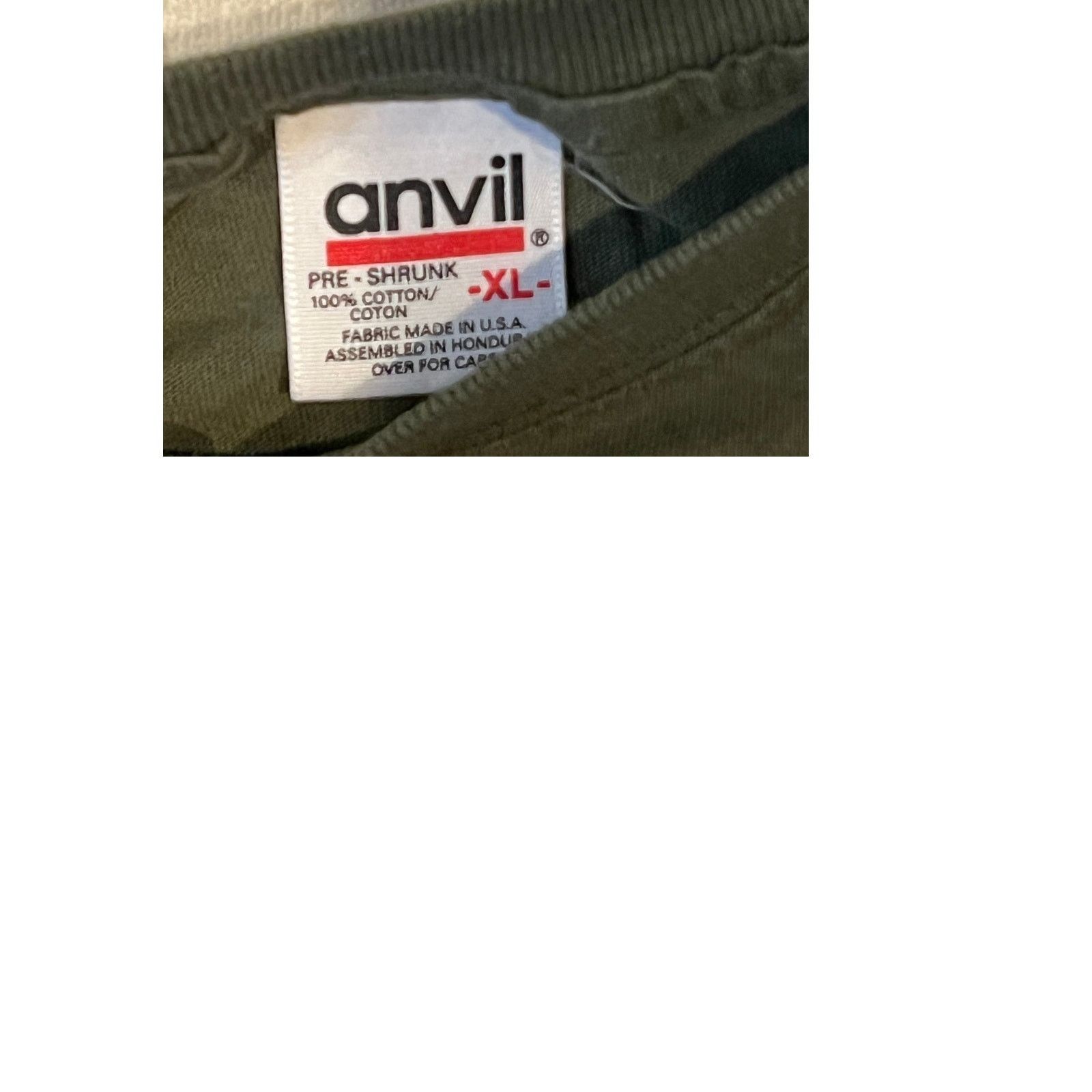 Anvil Anvil Rollerblade Army Khaki Green T-Shirt Mens XL Size US XL / EU 56 / 4 - 3 Thumbnail