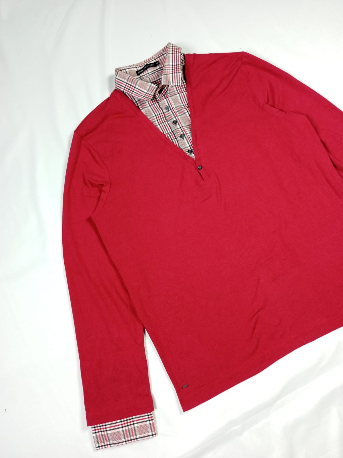 If Six Was Nine × Japanese Brand × Le Grande Bleu (L.G.B.) SODA EXCHANGE Double layer Oxford longsleeve Size US L / EU 52-54 / 3 - 18 Thumbnail