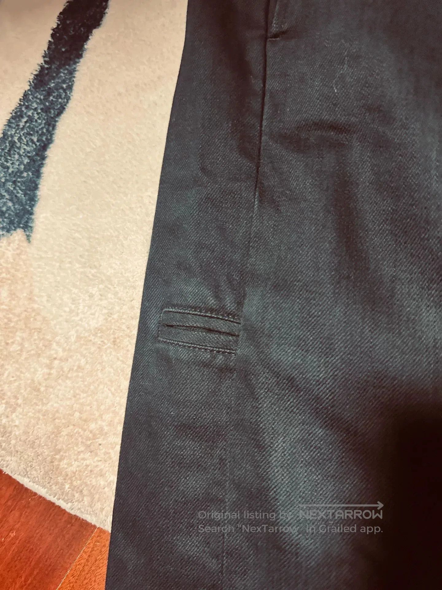 Japanese Brand Fortela Italian Selvedge Black Casual Pants. Size US 32 / EU 48 - 5 Thumbnail