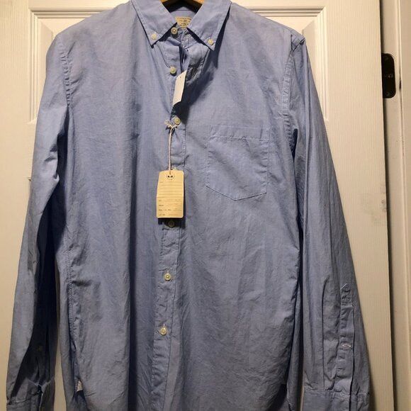 J.Crew j.crew men's new 100%cotton casual shirt size: M(15-15 1/2) Size US M / EU 48-50 / 2 - 2 Thumbnail