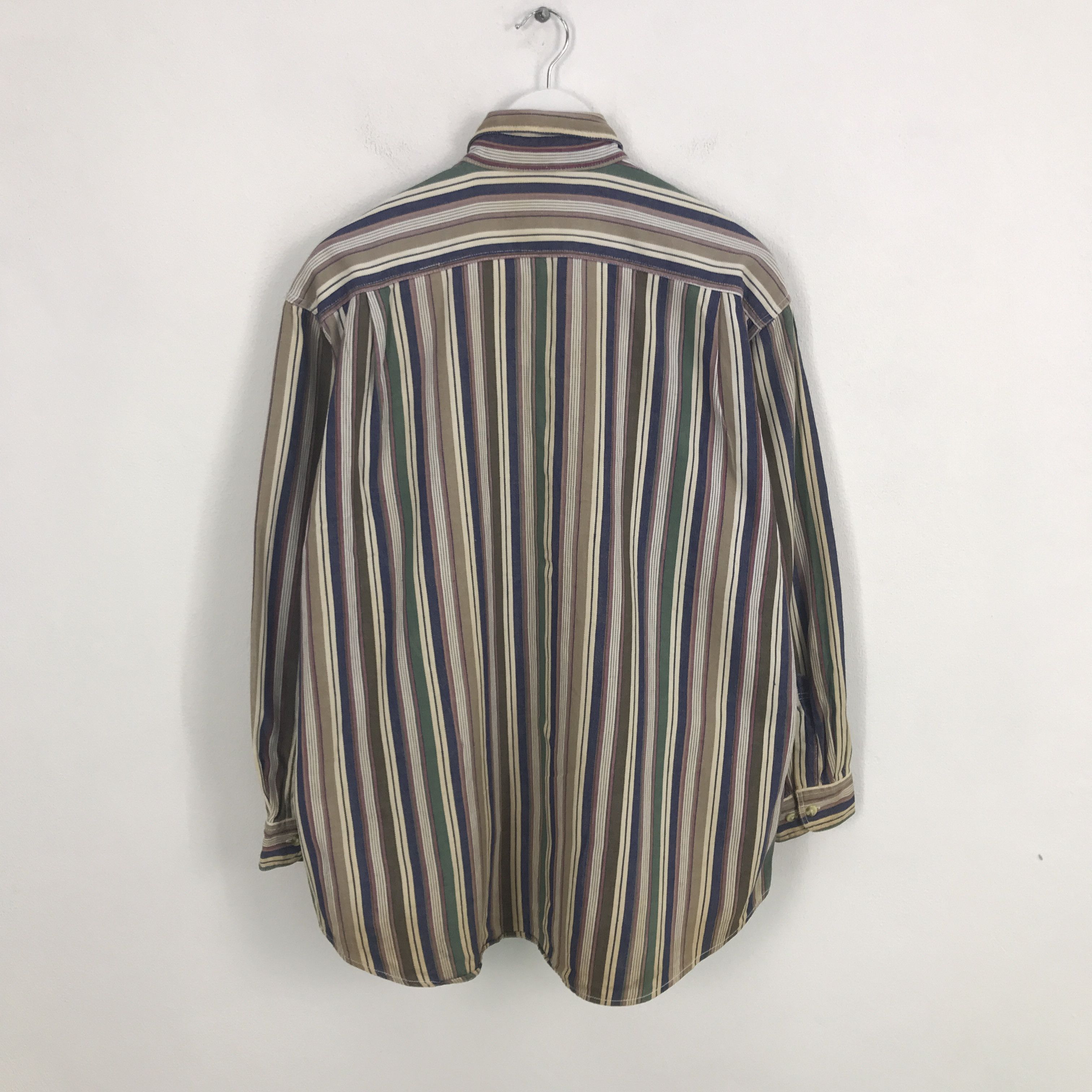 Designer × Japanese Brand Rare Sudbury chips Striped Button Up Shirt Size US M / EU 48-50 / 2 - 3 Thumbnail