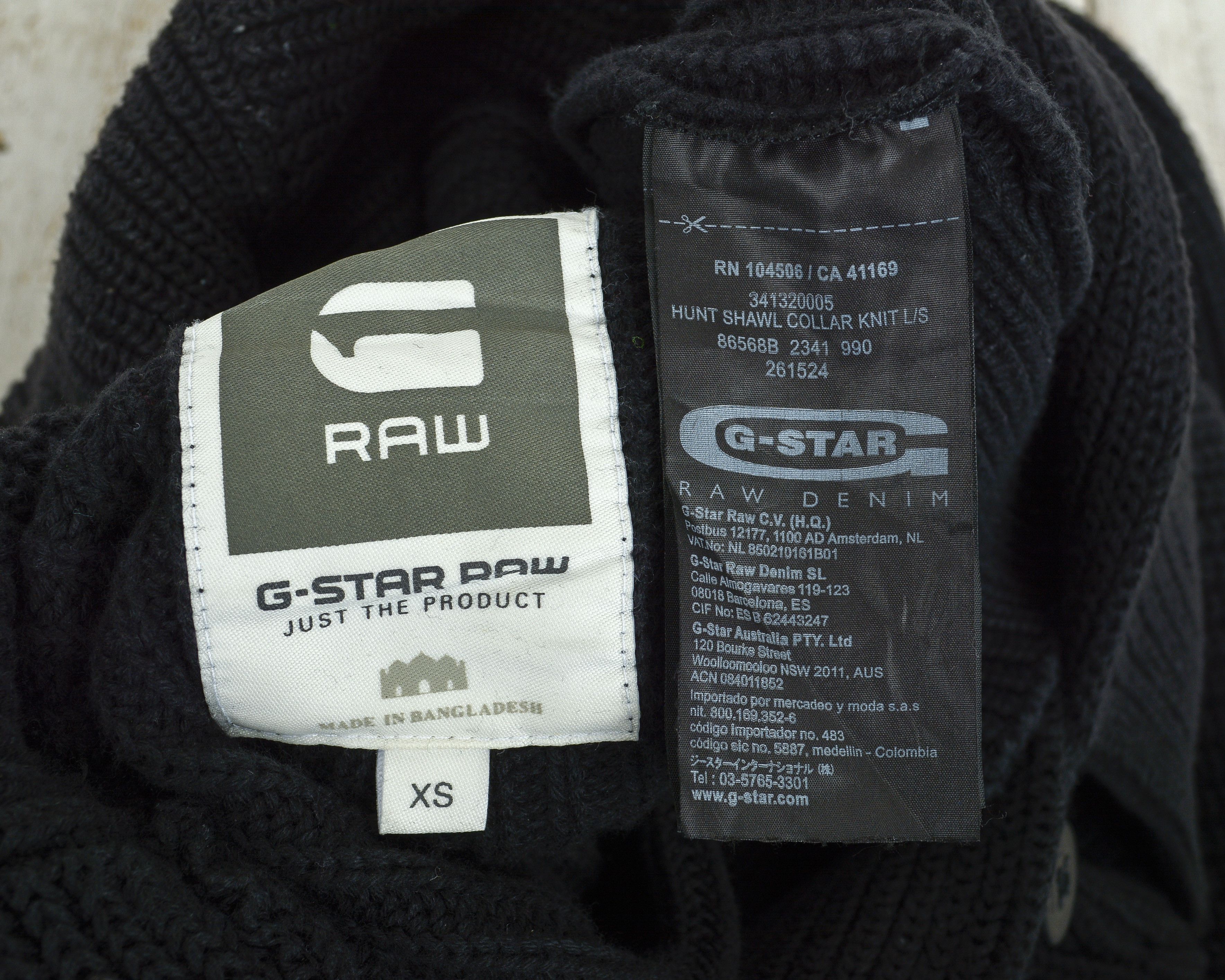 G-Star Cotton Knit Sweater Pullover Jumper Black Sweatshirt Casual Size US XS / EU 42 / 0 - 5 Thumbnail