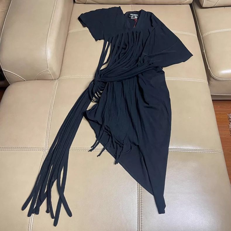 Junya Watanabe JUNYA WATANABE Asymmetric Ruched Dress Size S / US 4 / IT 40 - 1 Thumbnail