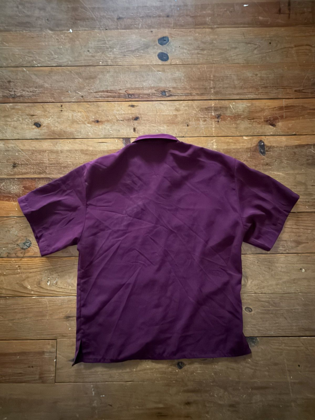 Vintage VINTAGE CHAIN STITCHED EMBROIDERED CIGAR SMOKING DEVIL SHIRT Size US L / EU 52-54 / 3 - 4 Thumbnail