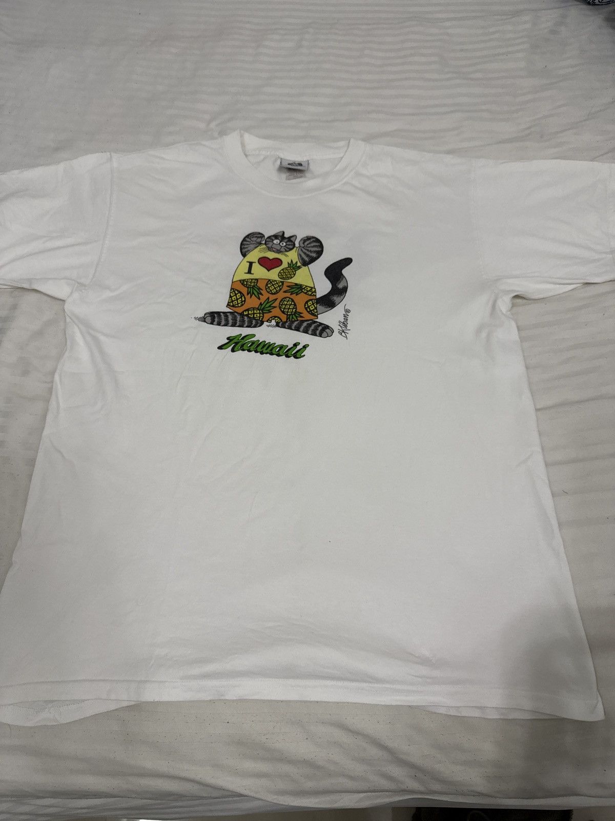 Other Vintage Kliban Cat “I ❤️ Pineapple” Tee - Hawaii Print USA Size US XL / EU 56 / 4 - 1 Thumbnail