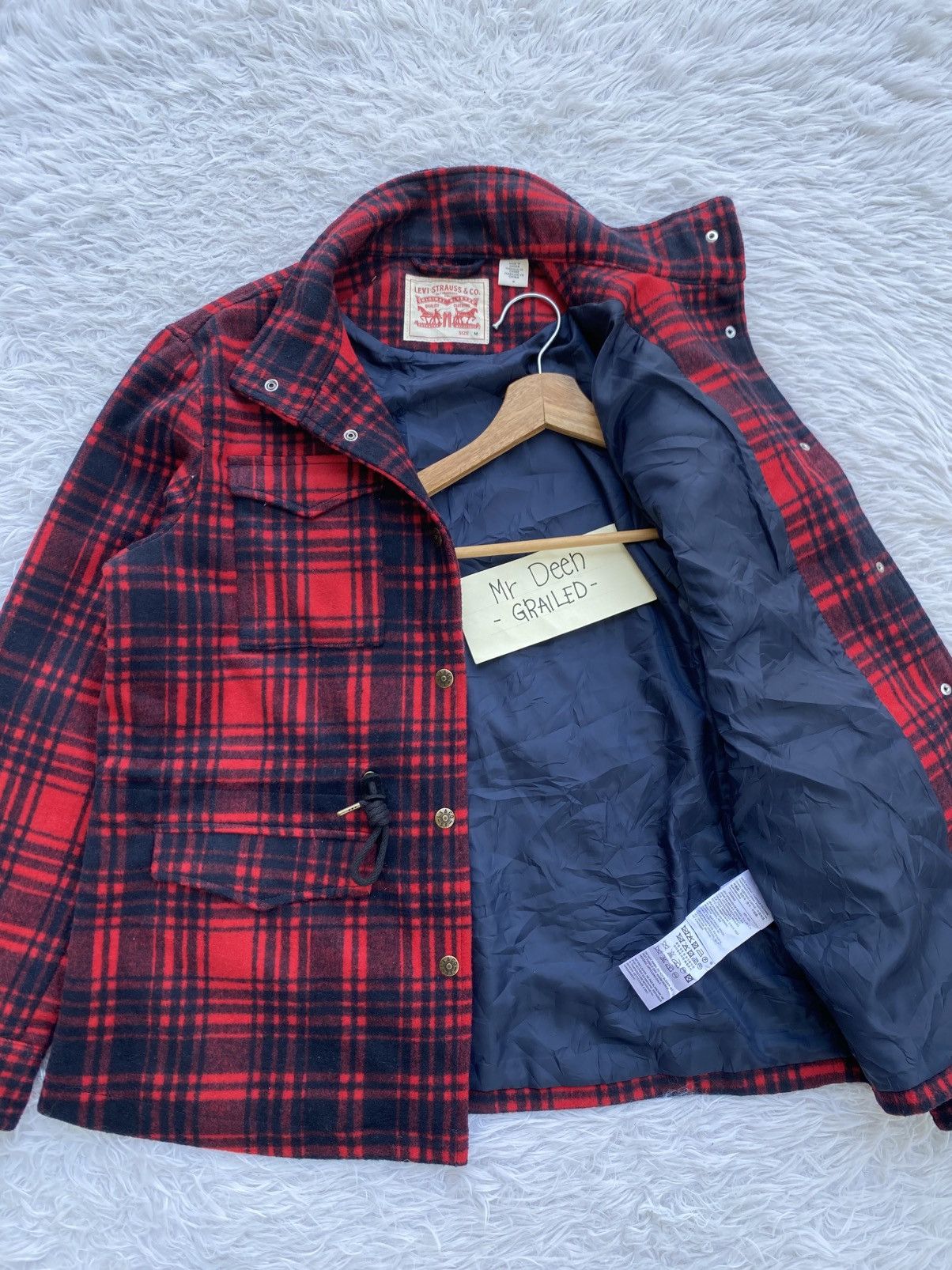 Levi's Vintage Levi's Strauss Chekered Wool Jacket Size US M / EU 48-50 / 2 - 8 Thumbnail