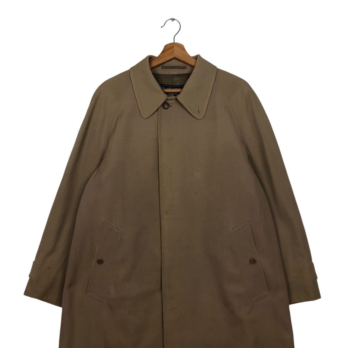 Burberry 🔥VINTAGE LONG JACKET BUTTON BURBERRYS Size US M / EU 48-50 / 2 - 6 Thumbnail