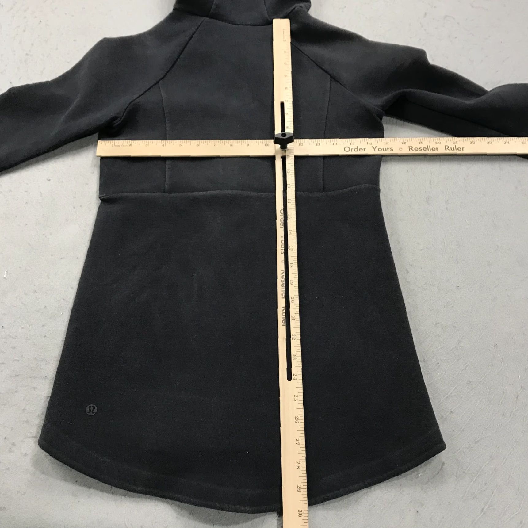 Lululemon Lululemon Jacket Womens 2 Black Long Full Zip Hooded Outdoor Casual Shirt/Hoodie? Size XS / US 0-2 / IT 36-38 - 6 Thumbnail