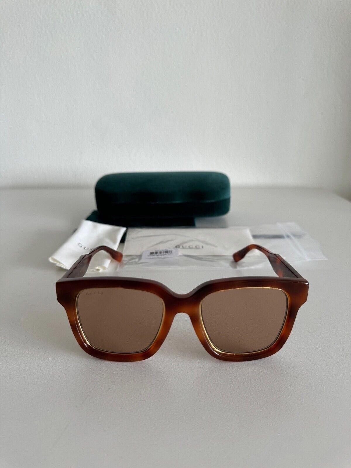 Gucci New Gucci sunglasses optical GG1136SA 003 havana gold square Size ONE SIZE - 1 Thumbnail