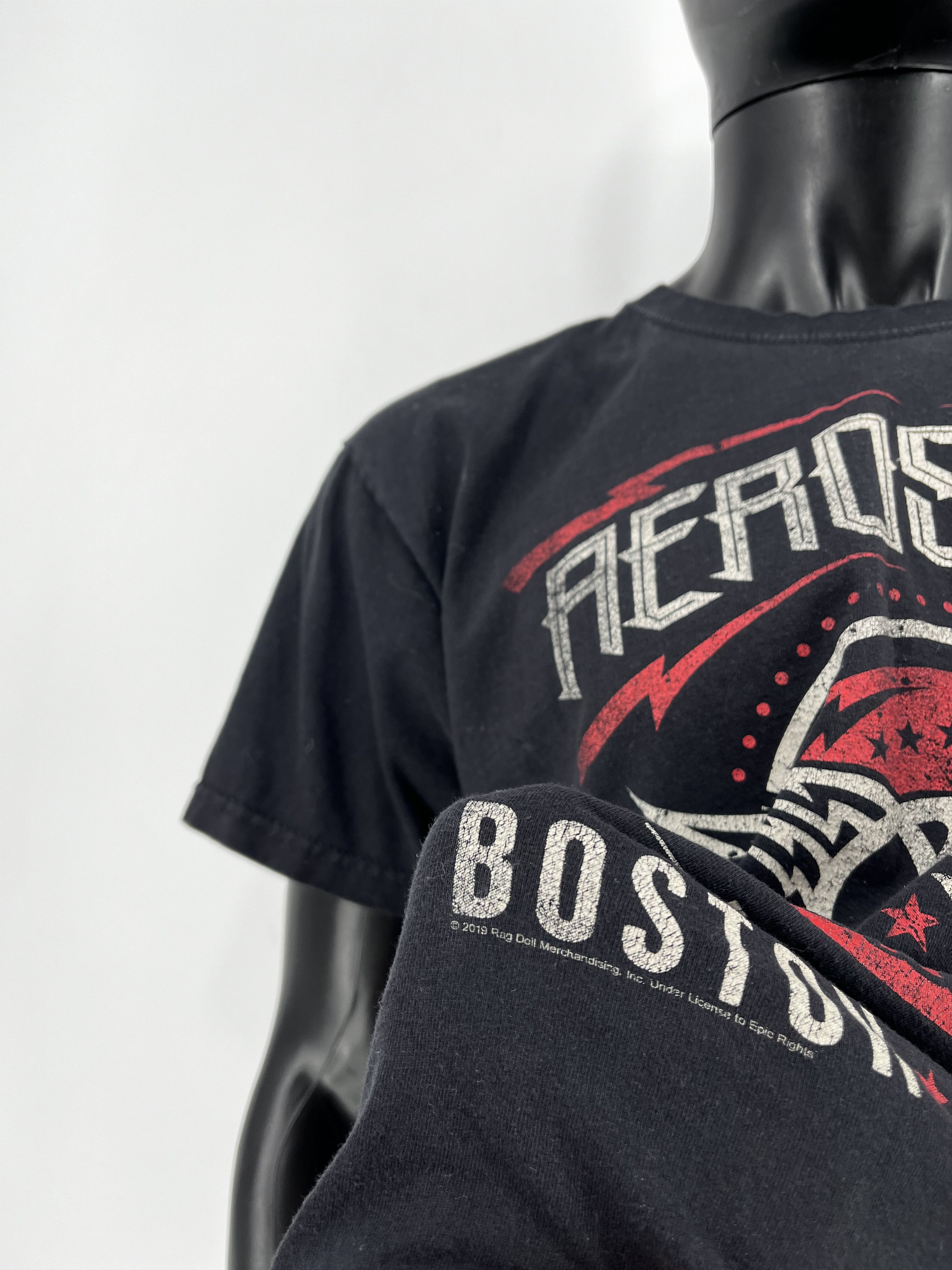 Band Tees Vintage Allstyle Men's Aerosmith 2015 Aero Force One TShirt Size US L / EU 52-54 / 3 - 8 Thumbnail
