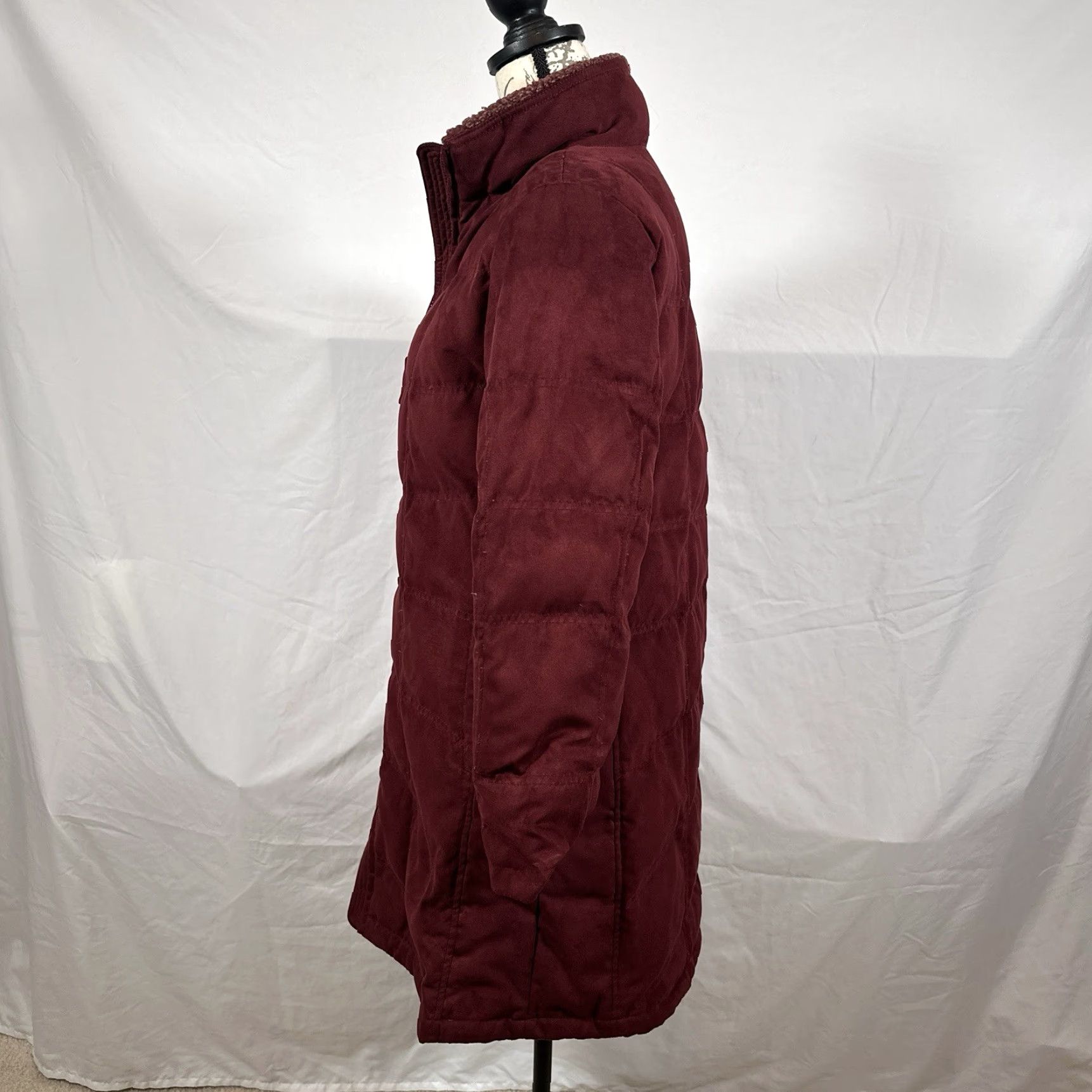 Vintage VINTAGE? Wait—not vintage. LL Bean Coat Womens Small Petite Red Down Puffer Quilted Parka Long Coat Regular Size S / US 4 / IT 40 - 3 Thumbnail