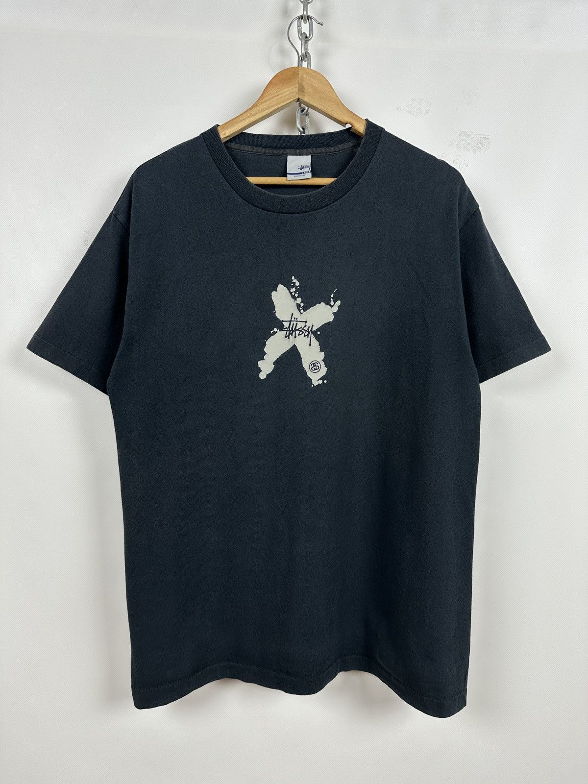 Stussy Vintage Stussy X Logo Single Stitch Made In USA T-Shirt Size US L / EU 52-54 / 3 - 2 Thumbnail