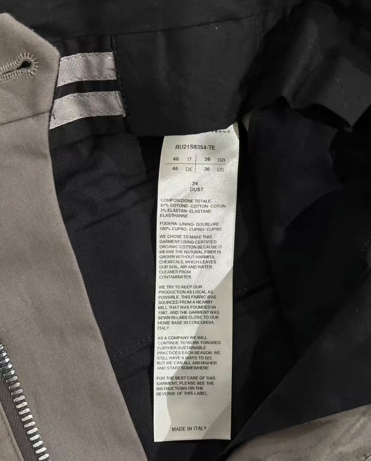 Rick Owens Rick Owens Zip-Fly Cropped Trousers Size US 30 / EU 46 - 6 Thumbnail